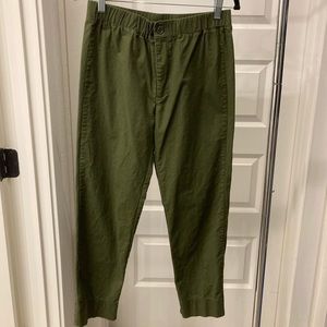 olive green sky & sparrow pants